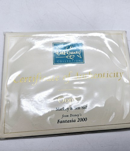 WDCC Disney Sorcerer Mickey and Yen Figurine Oops Fantasia 2000 Lmt Edt Box COA - Picture 13 of 16