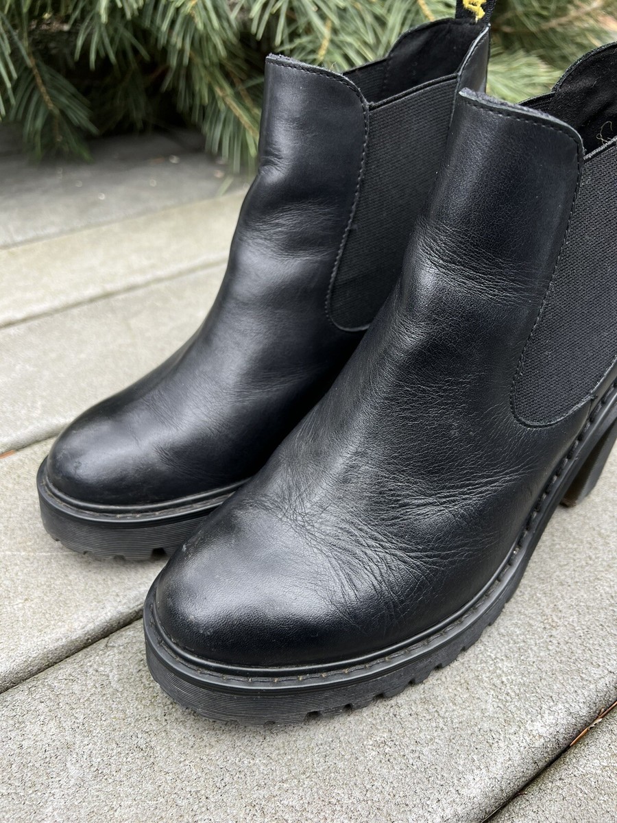 Dr. Martens Sz 8 Hurston Womens Leather Chelsea boots | eBay