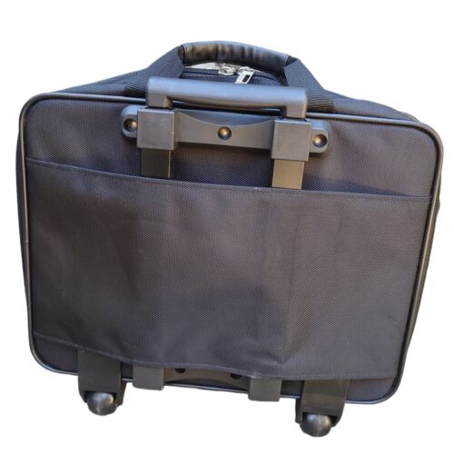 Solo New York Carnegie Rollkoffer Supply Luggage Laptoptasche B100 schwarz Flughafen - Bild 3 von 10