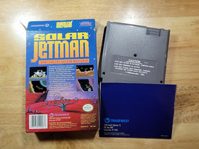 NES Solar Jetman: Hunt for the Golden Warpship Box + Cartucho + Manual *Sin probar* 