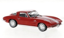 CHEVROLET Corvette (C2) Stingray - 1963 - red / white - IXO 1:43