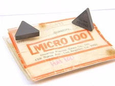 NEW SURPLUS 5PCS.  MICRO100  TNG  433  GRADE: HM100  CARBIDE INSERTS