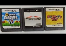 set of 3 New Super Mario Bros. Mario Kart DS Nintendo Japanese e066
