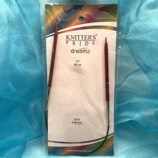 Knitter  s Pride Dreamz Fixed Circular Knitting Needles 32  US8 Knit-in-the-round