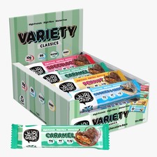 Variety Box 12 Pack - Protein Bars - 99 Calories, High Protein, High Fibre, Low