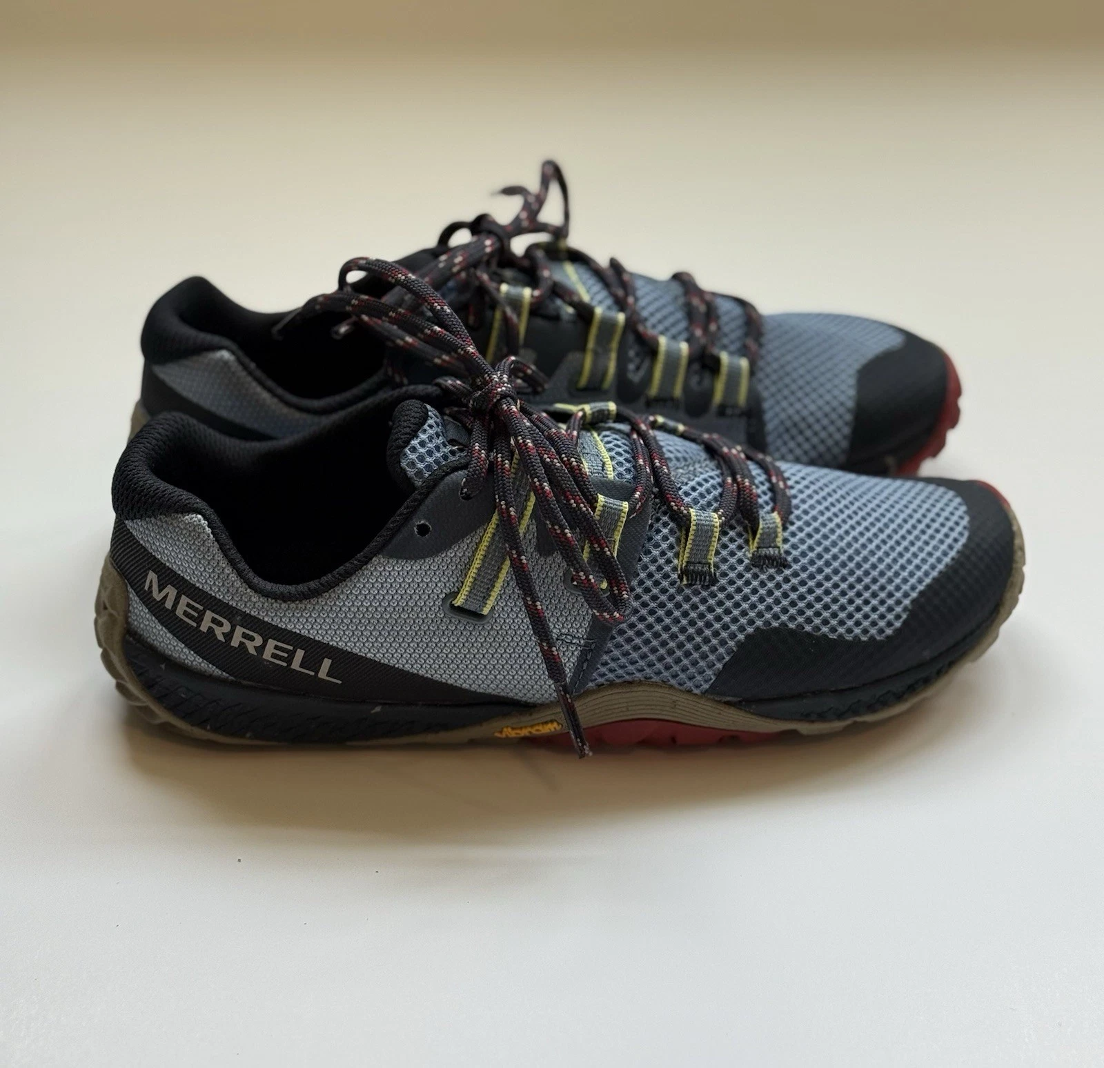 Merrell Women's Trail Glove 6 Shoes Blue Barefoot Trail Running Arona - Size 6