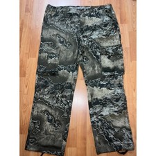 Realtree All Season Hunting Pants Camo Excape Green Brown Real Tree Size XL