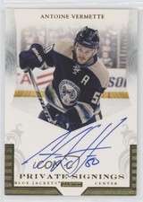 2011-12 Panini Titanium Private Signings Antoine Vermette #AV Auto 0uj7
