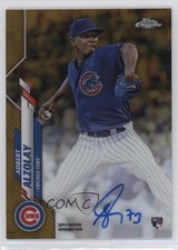 2020 Topps Chrome Rookie Gold Refractor 39/50 Adbert Alzolay #RA-AA Auto 3vl