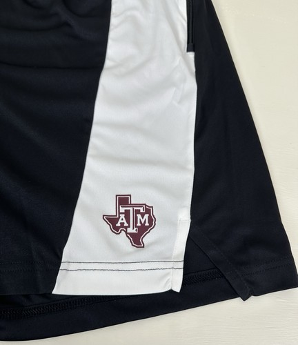 Adidas Aeroready Texas A&M Aggies Practice Shorts 7” Men's Size XL Black White - Picture 5 of 17