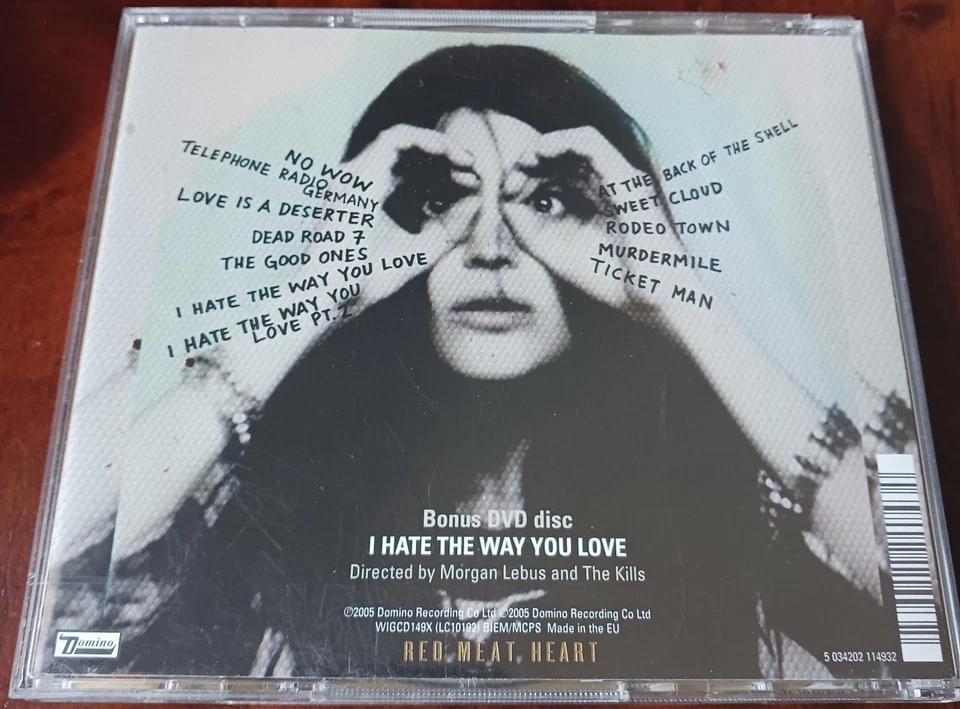 LIMITED EDITION THE KILLS NO WOW CD + BONUS DVD DISCS VG+ INDIE IMPORT LOW-FI - Image 2 of 4