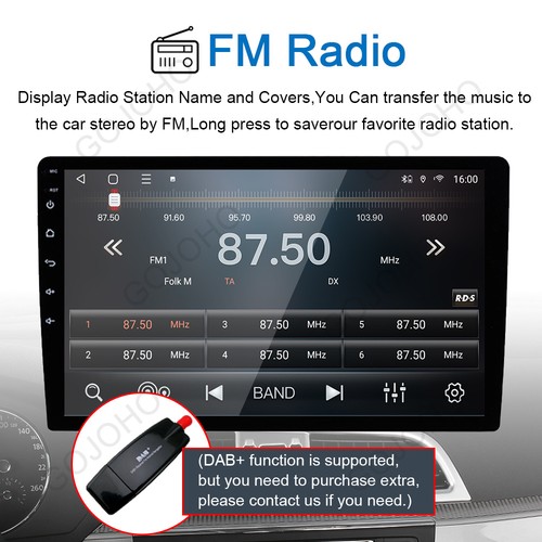 For Mercedes-Benz C Class W203 W209 GPS Car Radio CarPlay Stereo Android 13 BT - Picture 9 of 23
