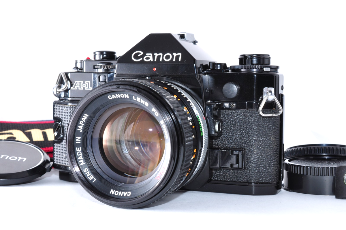 【完動品】Canon A-1 + FD 50mm F1.4 S.S.C. Canon A-1 35mm SLR Film Camera w/FD 50mm f/1.4 s.s.c. Lens Very