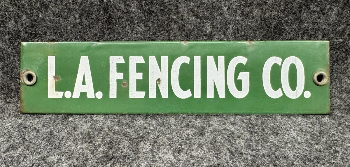 Vintage Fence Sign In Original Advertising Signs (1930-1969) for