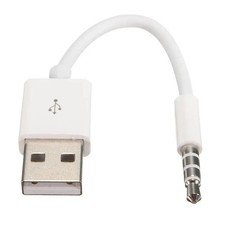 USB Charger Data SYNC Cable for Apple iPod Shuffle 3rd 4th 5th 6th 7th Gen 3.5mm