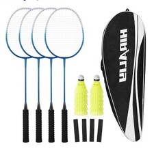 Badminton Set with Rackets and Birdies