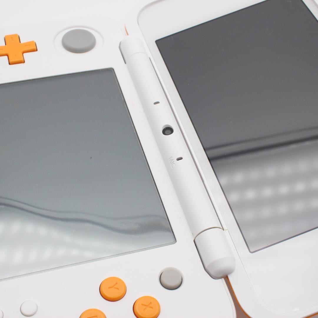 Nintendo 2DS LL White Orange Console with Charger New 2DS XL Japan