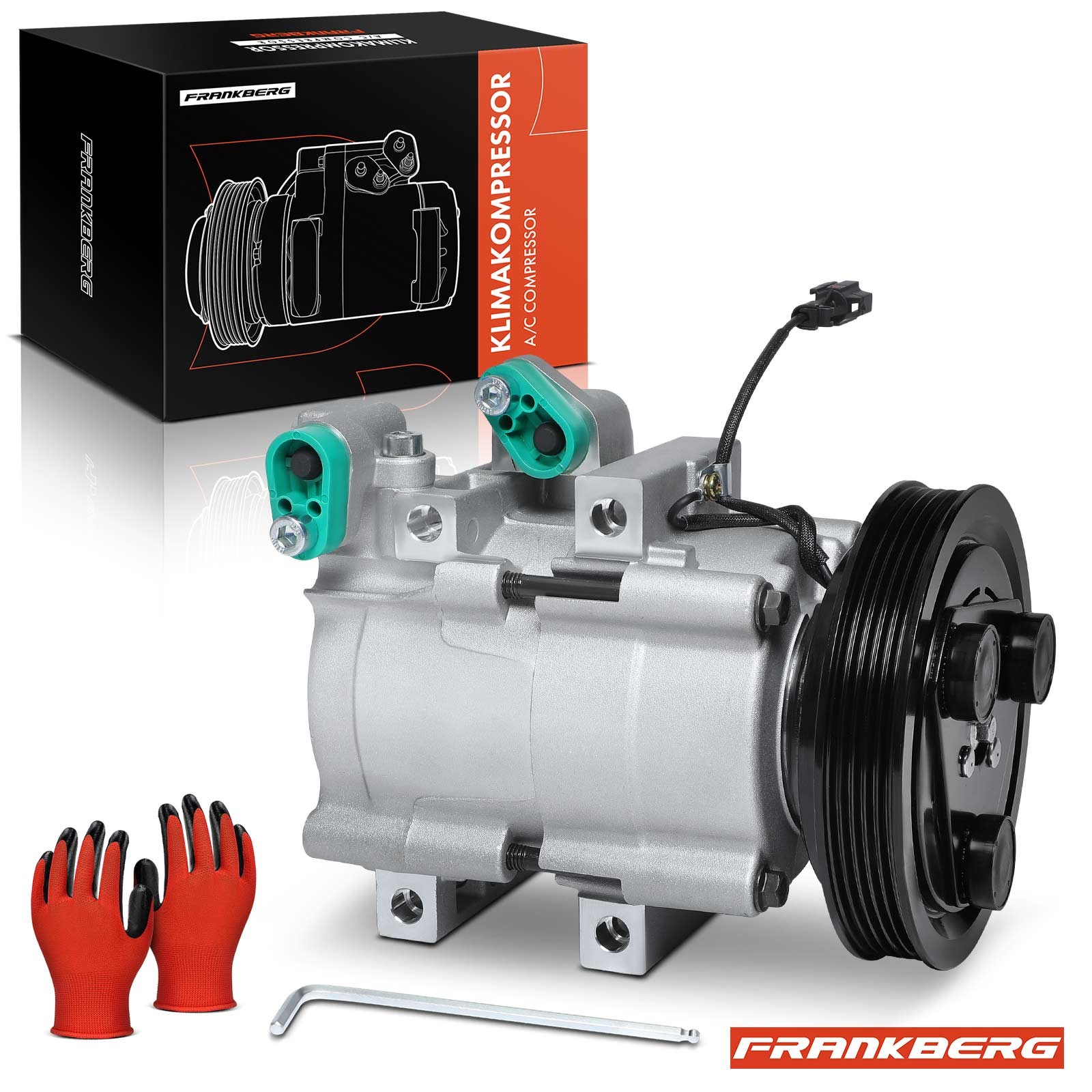 FRANKBERG Air Conditioning Compressor for Hyundai Terracan HP 2001-2006 890182