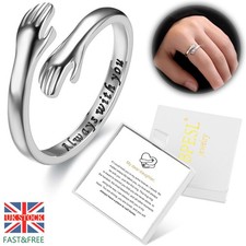 Inspirational Gift for Daughter 'Always with you' Hug Ring Birthday Xmas Present