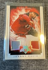 2015 Panini Diamond Kings - Johnny Cueto #75 Silver Materials /99 (MEM)