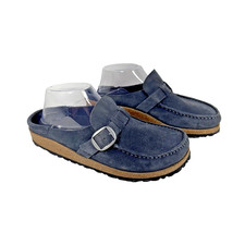 Birkenstock Buckley Suede Clog Navy Suede Women's Size 8 US/ 39 EU
