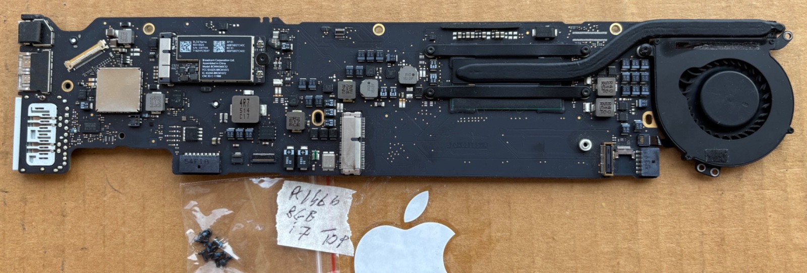 A1466 8GB i7 SCHEDA MADRE LOGICA APPLE MACBOOK AIR 13" 820-00165-A + WIFI TOP