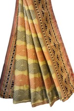Foulard Dupatta vintage indien