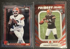 2025 NFL Topps/Panini Chrome Optic - Shedeur Sanders RC QB CLE Primary Lot 💎🔥