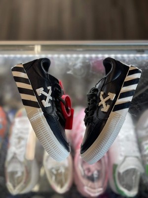 Off White Vulcanized Low ''Black White'' (TD)