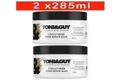 TONI & GUY STRENGTHPLEX BOND REPAIR MASK 2 X 285ML 17.37 per litre