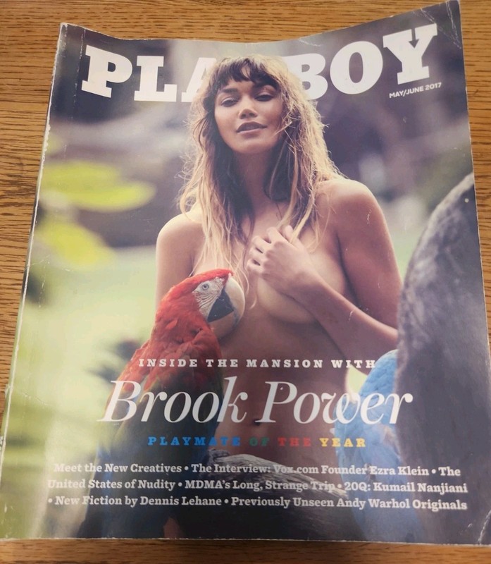 Playboy Magazine May/June 2017 ~ Playmate of the Year Brook Power Cover