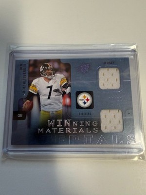 2009 SPX WINNING MATERIALS Ben Roethlisberger 7/50 STEELERS JERSEY # MATCH FM