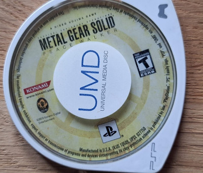 Metal Gear Solid: Peace Walker for Sony PSP UMD Game Disc Only