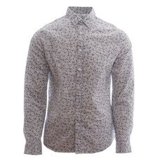 Only & Sons Newton Langarm Freizeithemd. herren. Medium. weiß