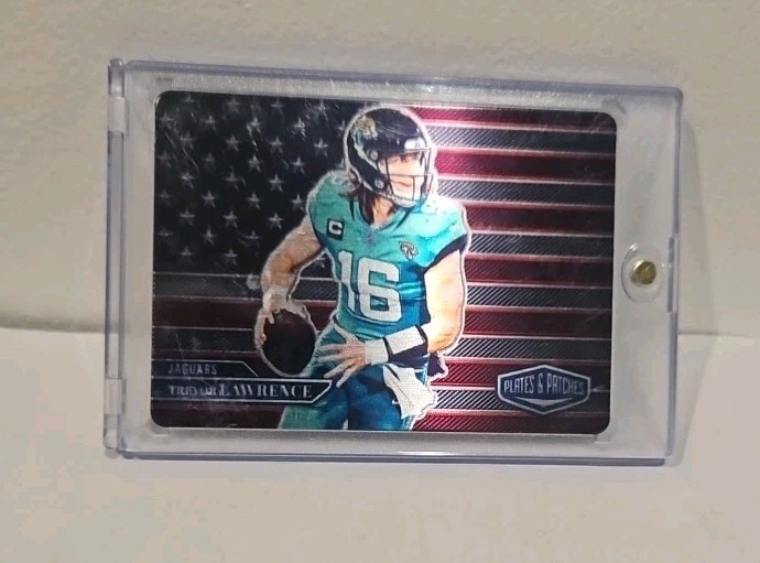 2023 Panini Plates & Patches Trevor Lawrence #21 American Metal SSP Case Hit