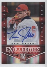 2012 Elite Extra Edition 630/641 Travis Jankowski #150 Auto 0p8
