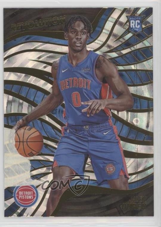 2022-23 Panini Revolution Rookies Fractal Jalen Duren #150 Rookie RC 0zb7