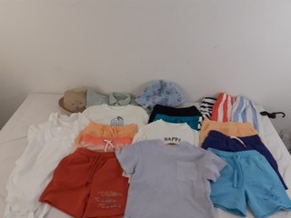 M&S Boy's 20pcs Bundle Trunks Tops Shorts Pyjamas Romper Bodysuits 2 3 Yrs New