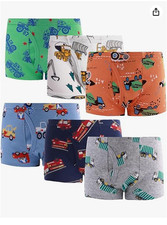 Little Boys Boxer Briefs Dinosaur Truck Toddler Kids Underwear