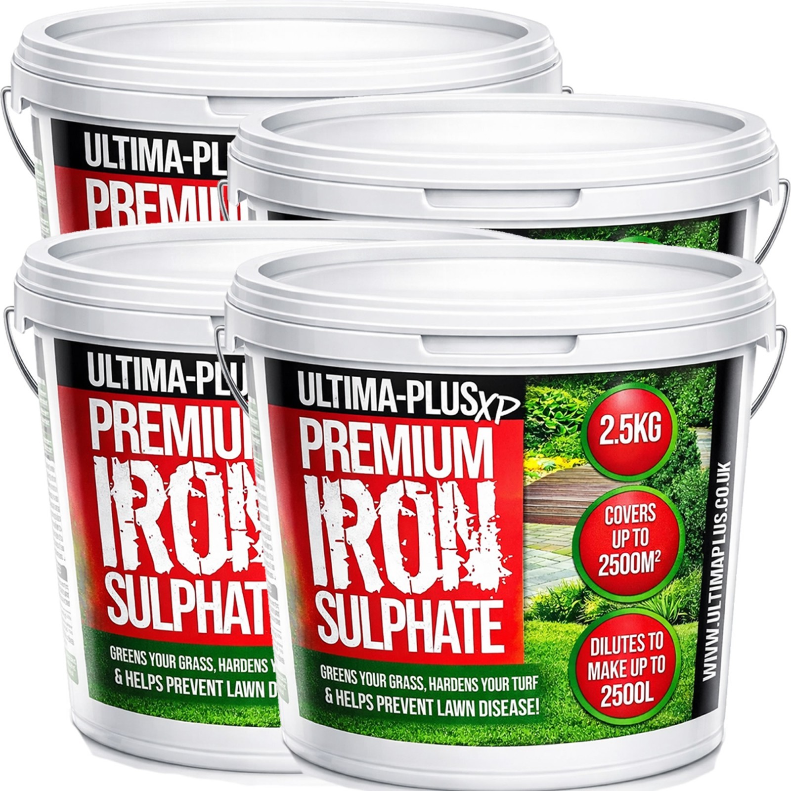 Ultima Lawn Fertiliser 10kg Pure Lawn Iron Tonic Sulphate Grass Feed 10000m2
