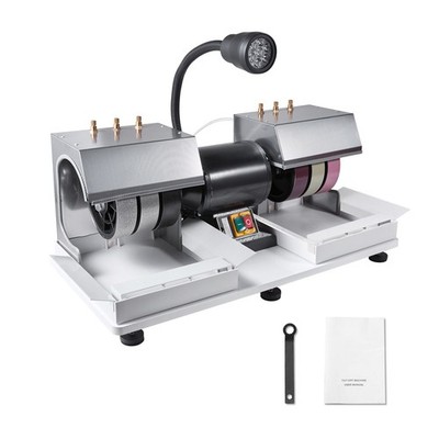 550W Commercial Food Processor: 2 Feeding Holes, 6 Stainless Blades, 1600 RPM