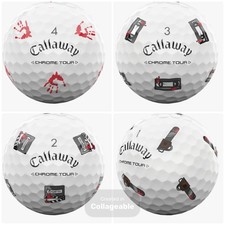 Callaway  CALLOWEEN 2  Limited Edition Chrome Tour Halloween 4 Golf balls