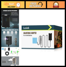 Adjustable AC Power Supply Adapter for AAA Batteries, 3V-6V Battery Replacement