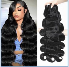 15A Raw Indian Human Hair Bundles Body Wave Bundles Human Hair 20,22,24 inches