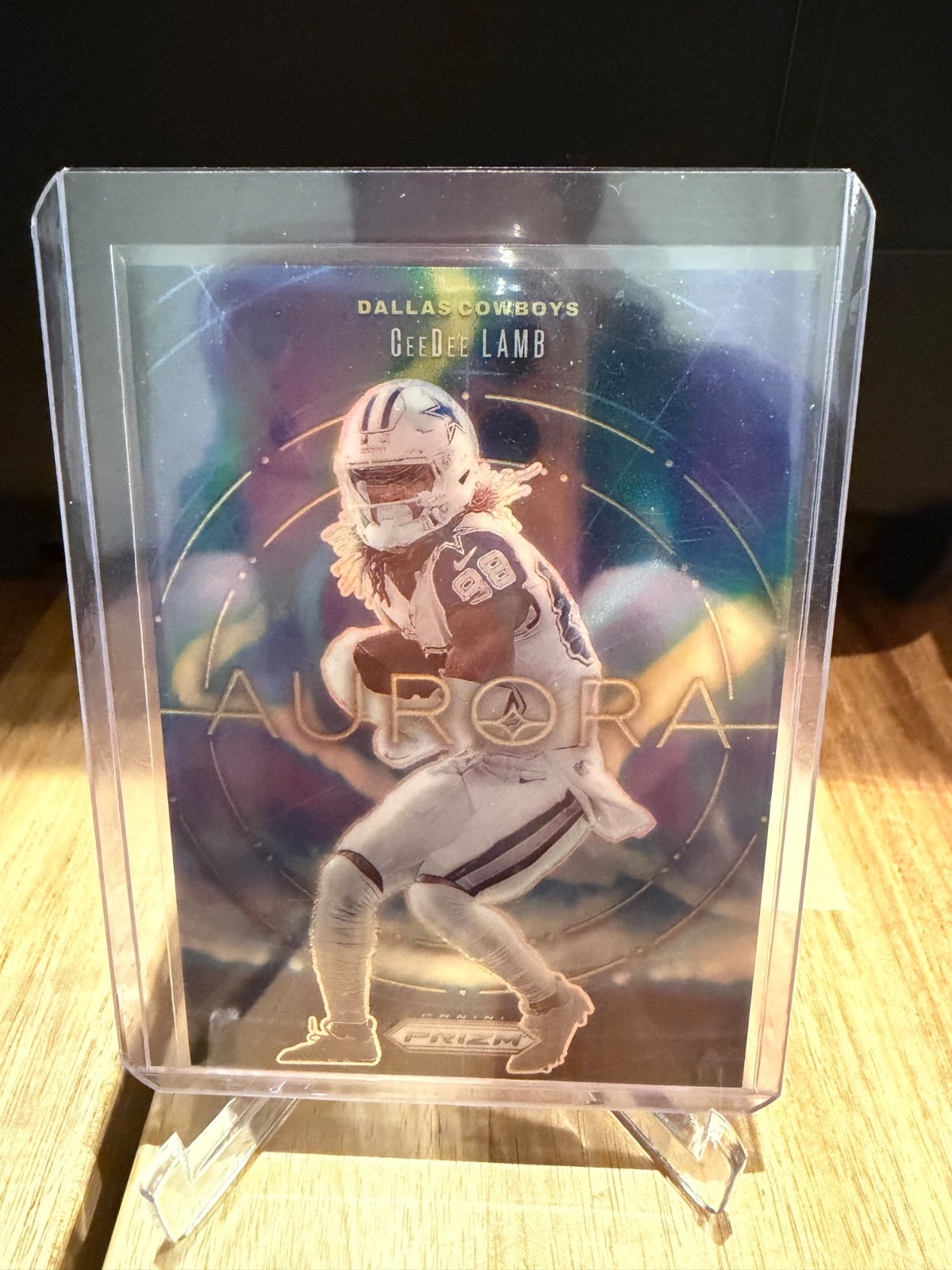 2024 PANINI PRIZM CEEDEE LAMB AURORA CASE HIT PRIZM SILVER #2