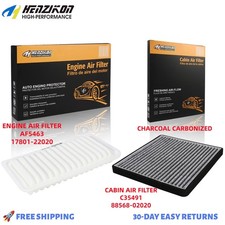 Combo Set Engine Cabin Ac Air Filter For 2004- 2007 Toyota Corolla Matrix 1.8l
