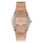 Timex Q Women's 36mm Watch – Rose Gold-Tone Case Cream Dial with Rose Gold-Tone 194366129618