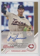 2017 Topps Salute Series 1 Throwback Jersey Jose Berrios #TSA-JBER Auto 0g4