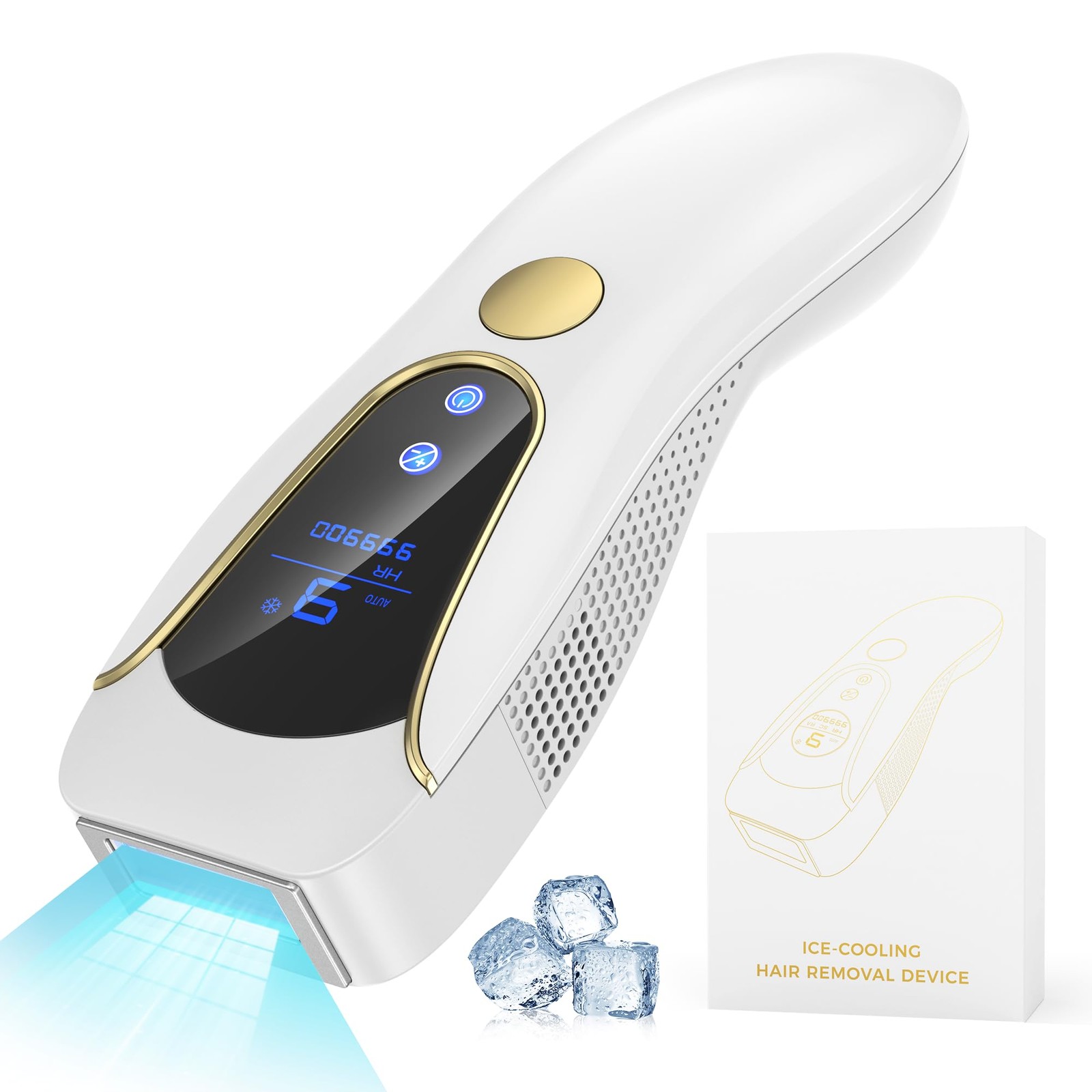 Epilatore Luce Pulsata IPL 3in1 Professionale con Funzione Ghiaccio Freddo