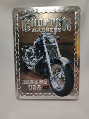 Chopper Madness Bikers USA (DVD 3-Disc Tin Set) Motorcycles Hollywood Sturgis +